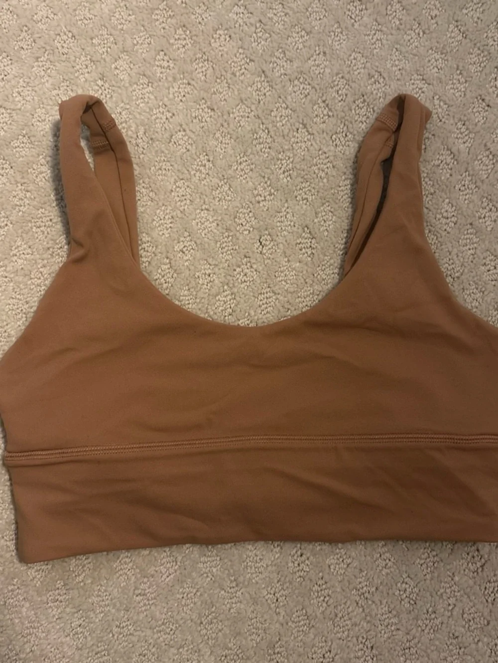 Lululemon Seamless Scoop Neck Bralette - Brown